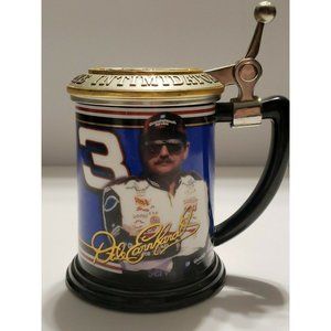DALE EARNHARDT Franklin Mint Lidded Beer Stein Cup  Mug Tankard  Collectible